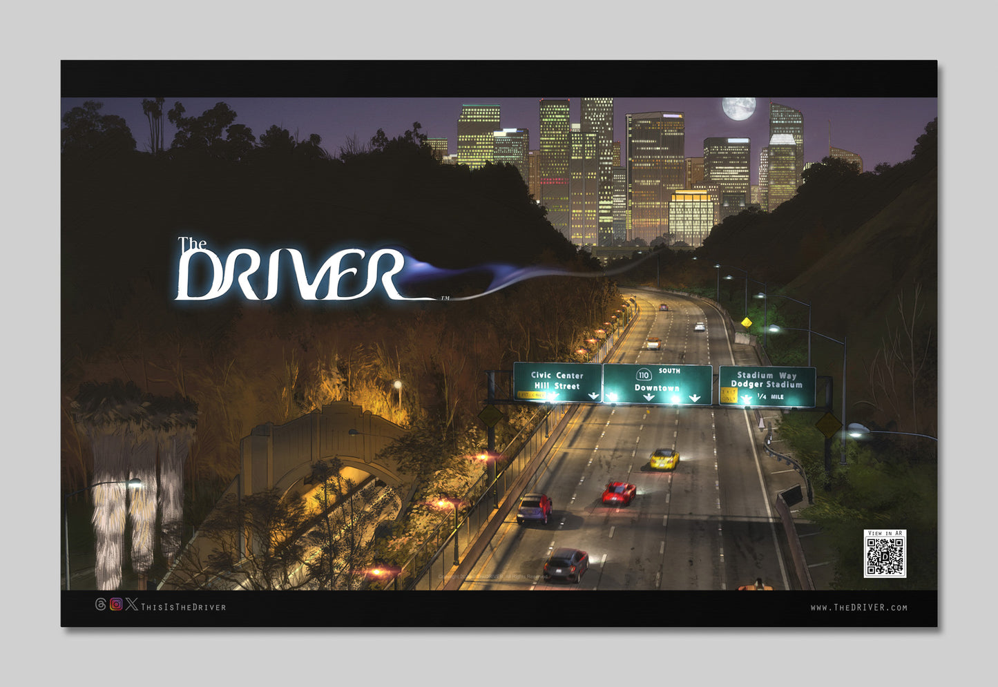 The DRIVER - AR Animated Poster 17"x11" - Chapter 1