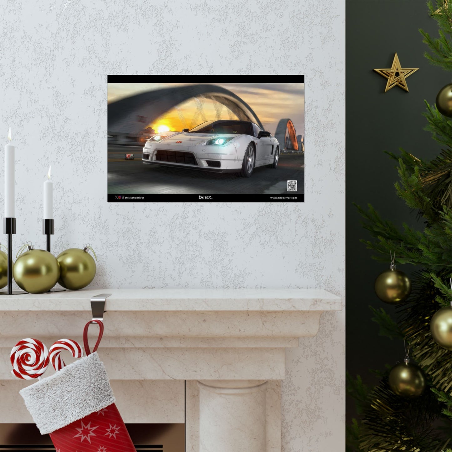 AR Animated Poster - NSX-R NA2 (Championship White) - 6th Street Bridge