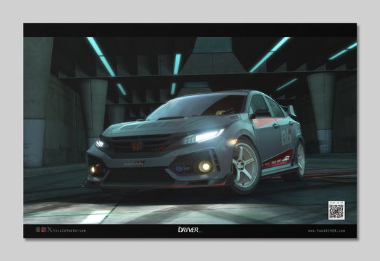 AR Animated Poster - FK8 by Evasive - Evasive/Polish Metal Grey - Lower Grand Ave