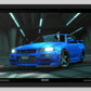 AR Animated Poster - GT-R R34 S-tune (Bayside Blue) - Lower Grand Ave