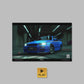 AR Animated Poster - GT-R R34 S-tune (Bayside Blue) - Lower Grand Ave