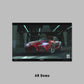 AR Animated Poster - GR Supra Mark5 (Cusco Red) - Lower Grand Ave