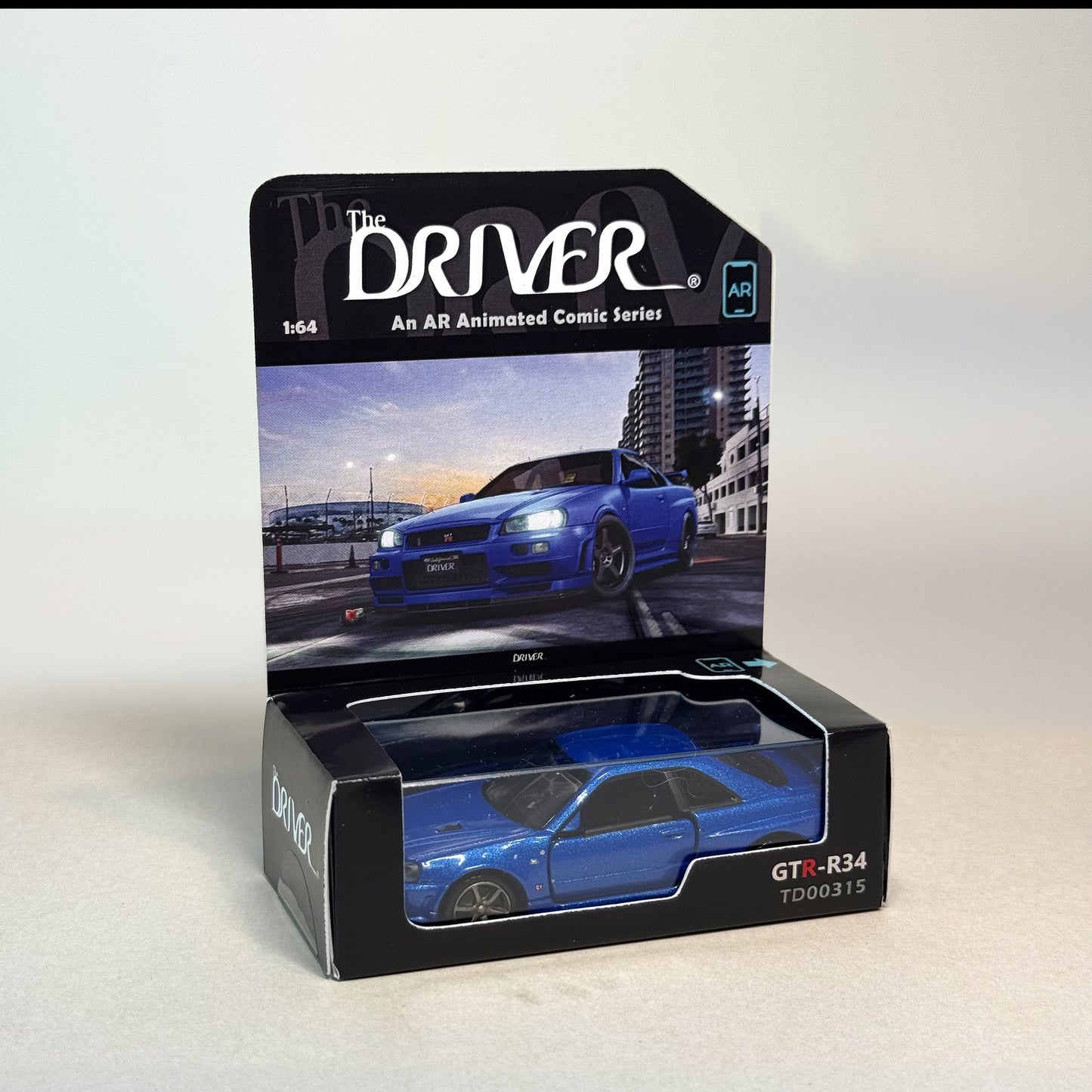 AR Animated Diecast 1:64 - GT-R R34 Street of Long Beach Limited Edition