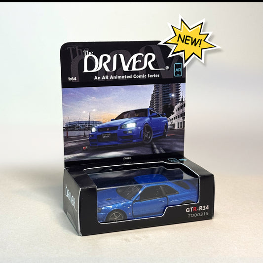 NEW! AR Animated Diecast 1:64 - GT-R R34 Street of Long Beach Limited Edition